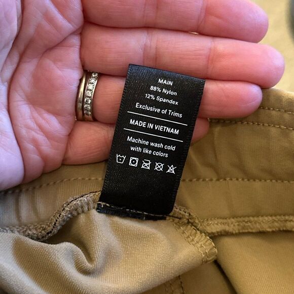 Public Rec Pants  Mens 38x30 Gameday Joggers Brown Stretch Athletic Drawstring - Picture 10 of 11